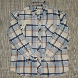 Idyllwind Miranda Lambert Blue Plaid western Cowgirl women’s Rendon Shirt M NWT